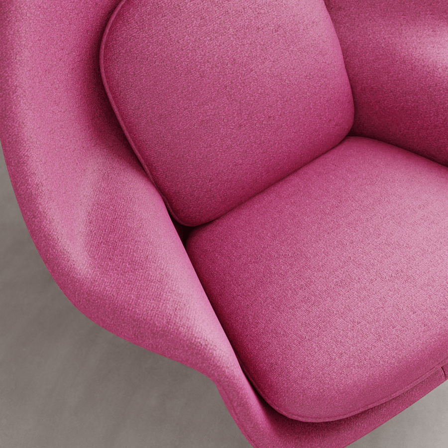 Tecido Chenille Liso, Rosa