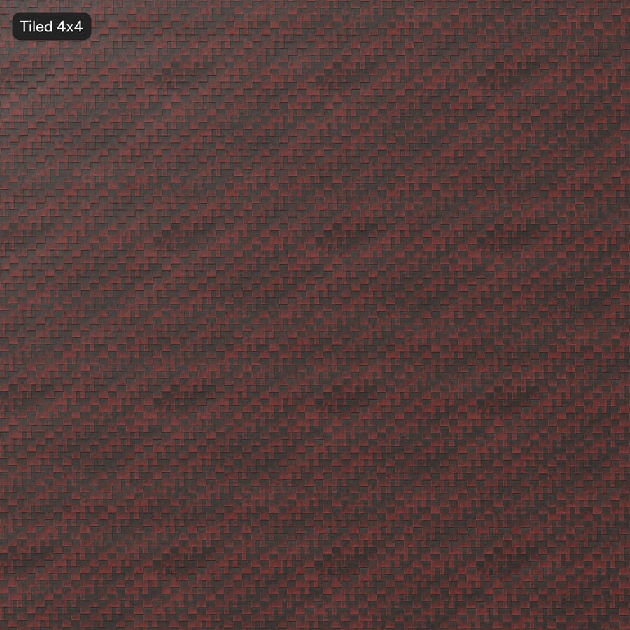 Dimensional T-Lock Roof Shingle Texture, Red