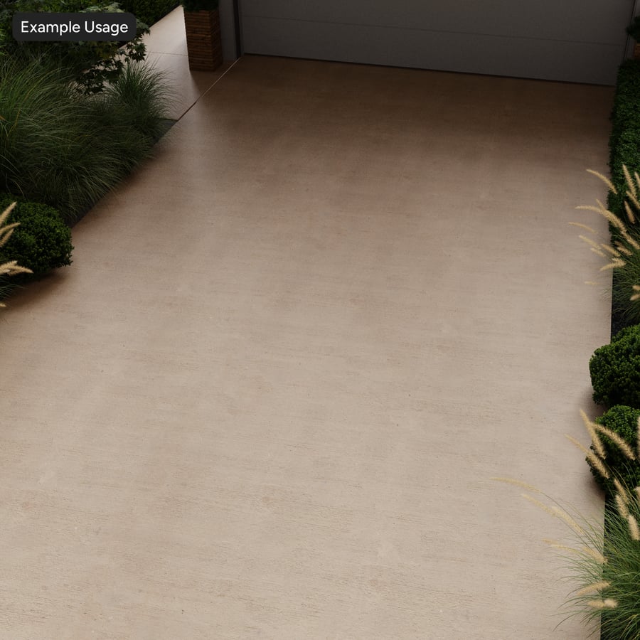 Broom Finish Matte Concrete Texture, Beige