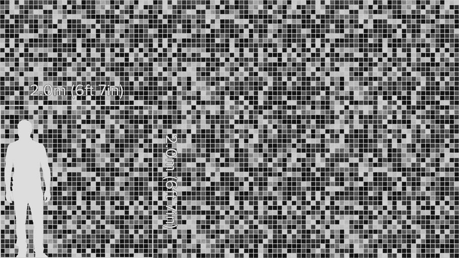 Textura de azulejo quadrado cerâmico brilhante, branco monocromático