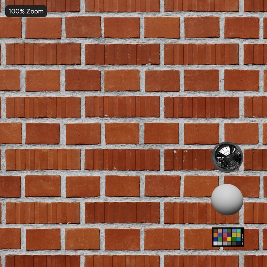 Texture muro in mattoni con posa inglese scanalata