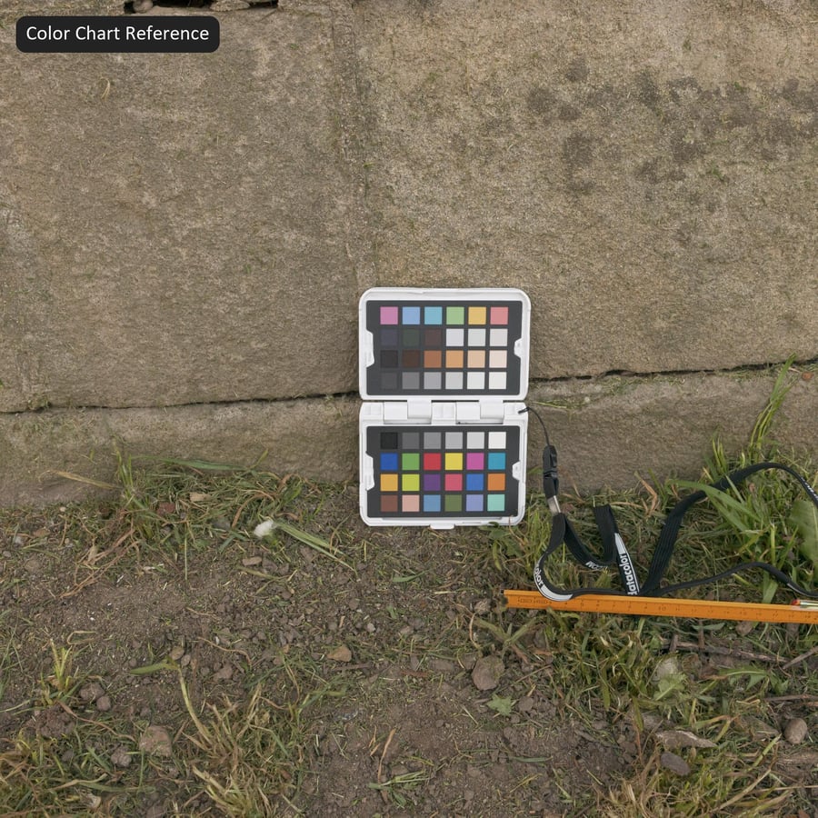 Aged Stone Block Wall Texture