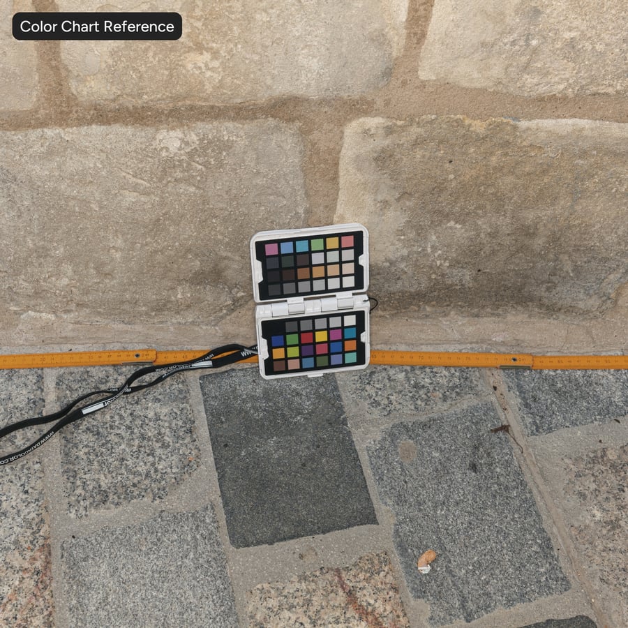 Limestone Stone Wall Texture, Light Beige