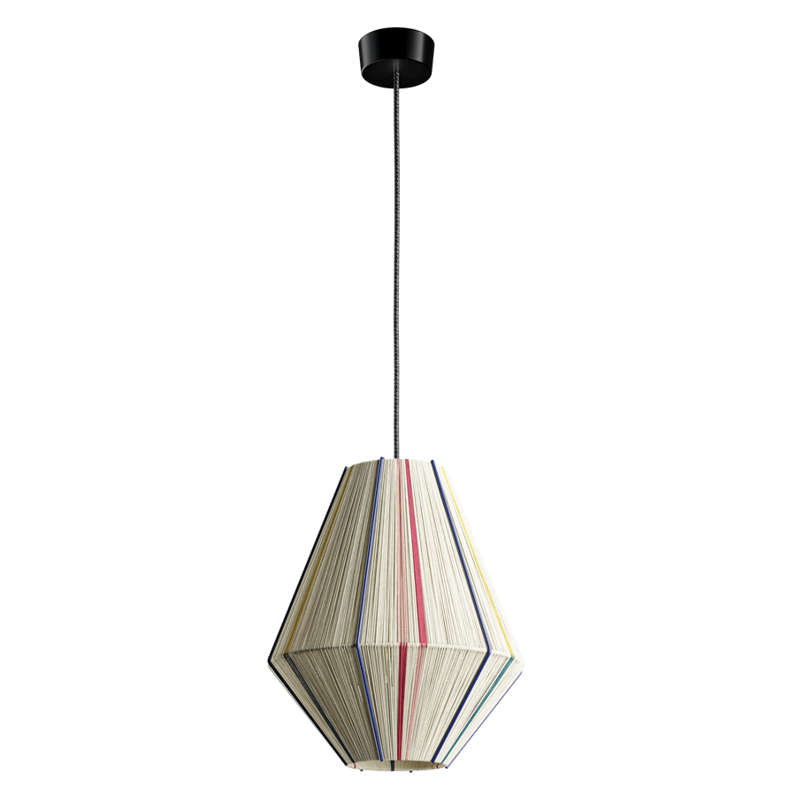 WeraJane Pinstripes Pear Lamp Model