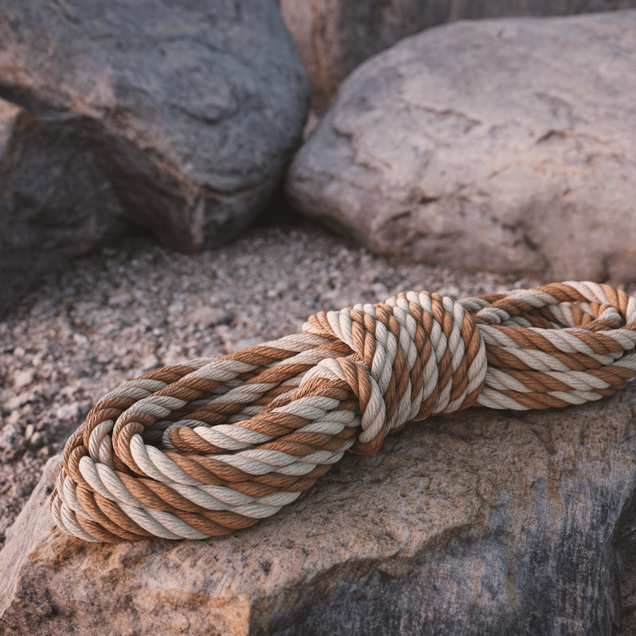 Wrapped Piping Cord Texture, Brown