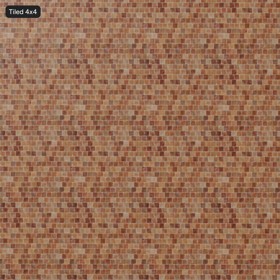 Textura de azulejo cru de terracota com desvio quadrado, laranja acastanhado