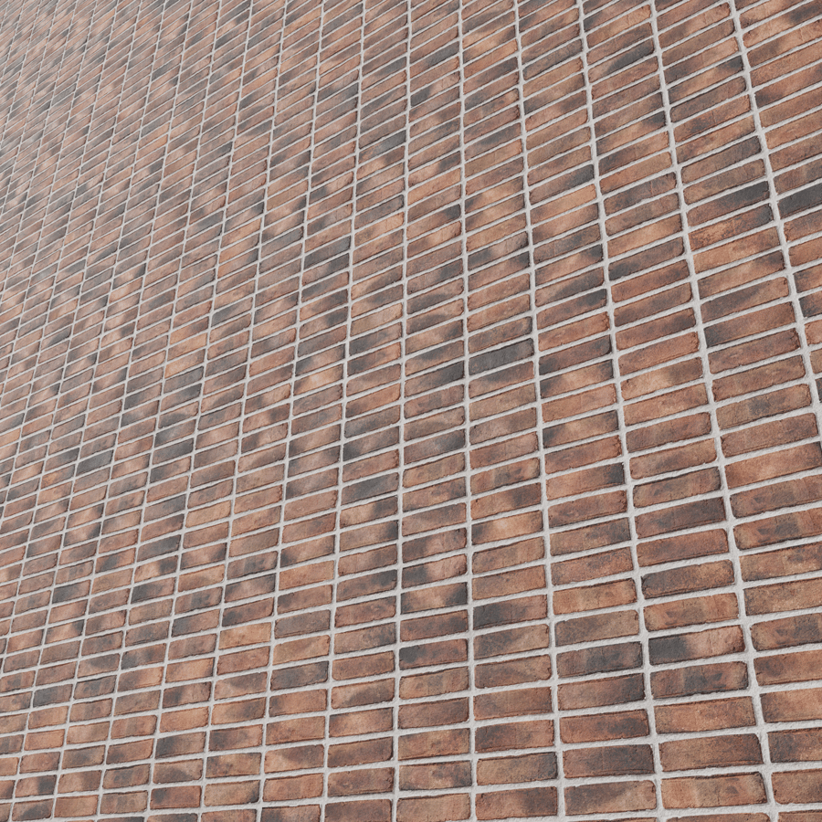 Stacked Burned Bricks Texture