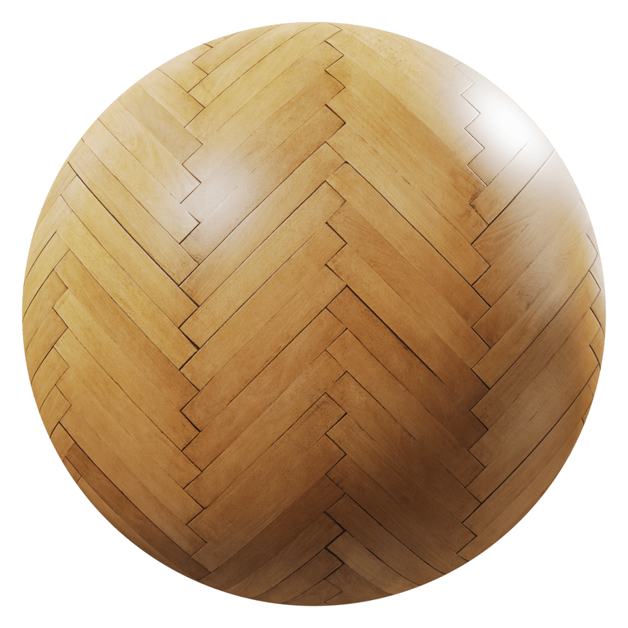Herringbone Natural Wood Flooring Texture, Warm Tan