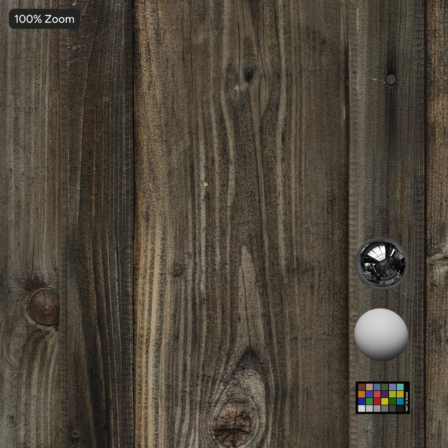 Aged Fluted Wood Siding Wall Texture, Grey