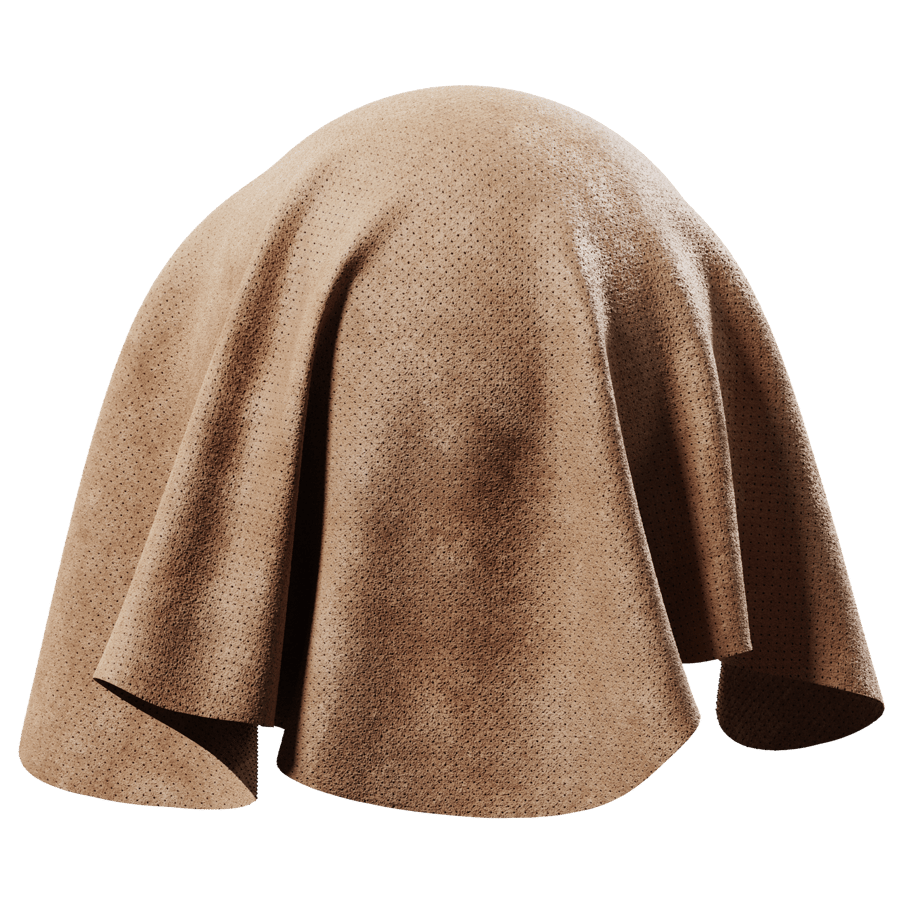 Perforated Suede Texture, Brown