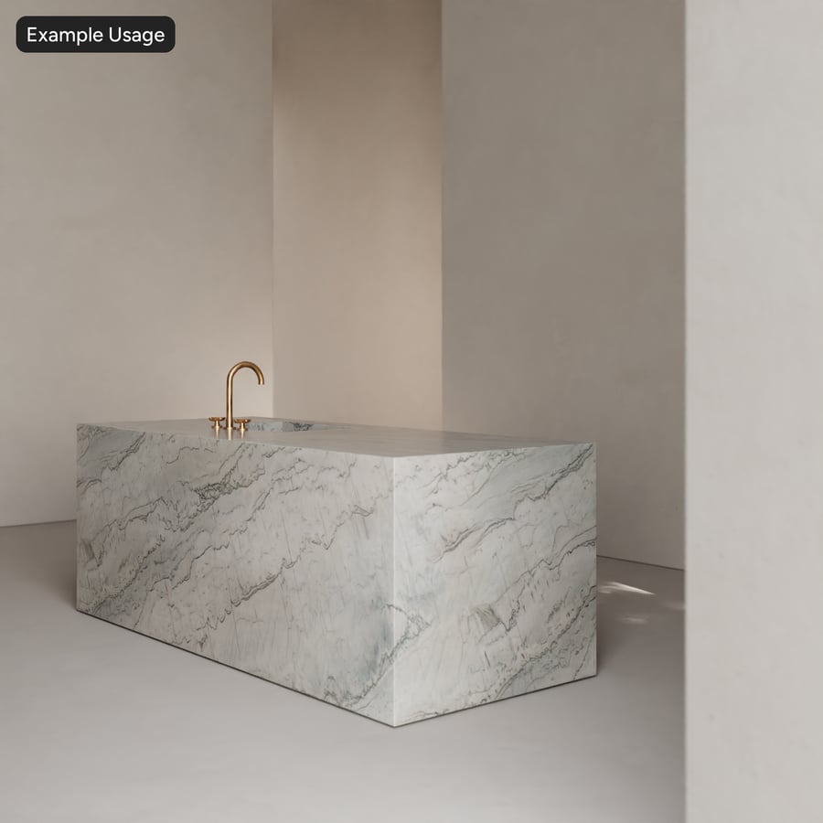 Textura de pedra quartzito polida Olympia, branca