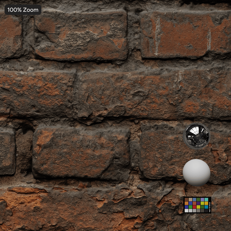 Yıpranmış Koşu Bağı Tuğla Duvar Dokusu, Kırmızı