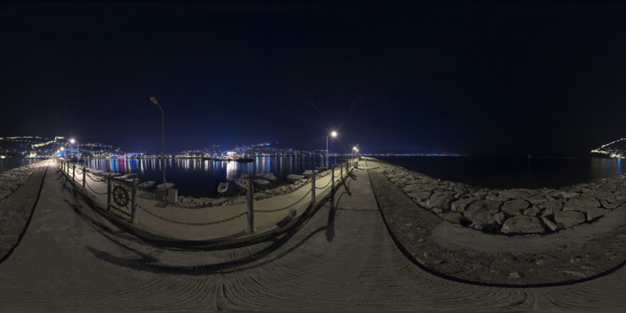 Clear Night Alanya Docks Right Shadow Outdoor Sky HDRI