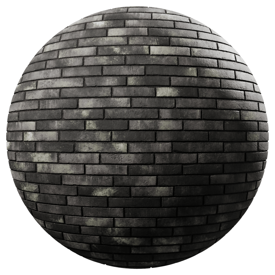 Multi Standard Bond Brick Texture, Black