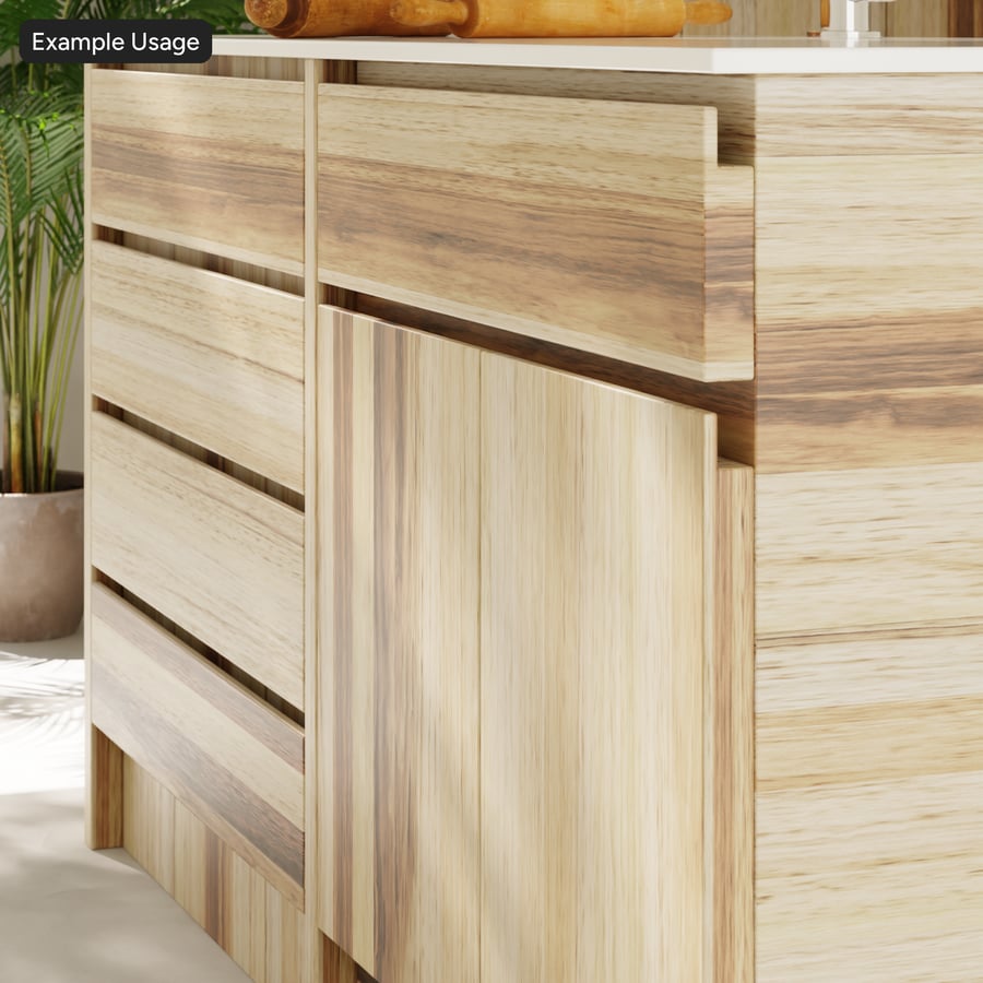 Slip Match Oak Wood Veneer Texture, Light Brown
