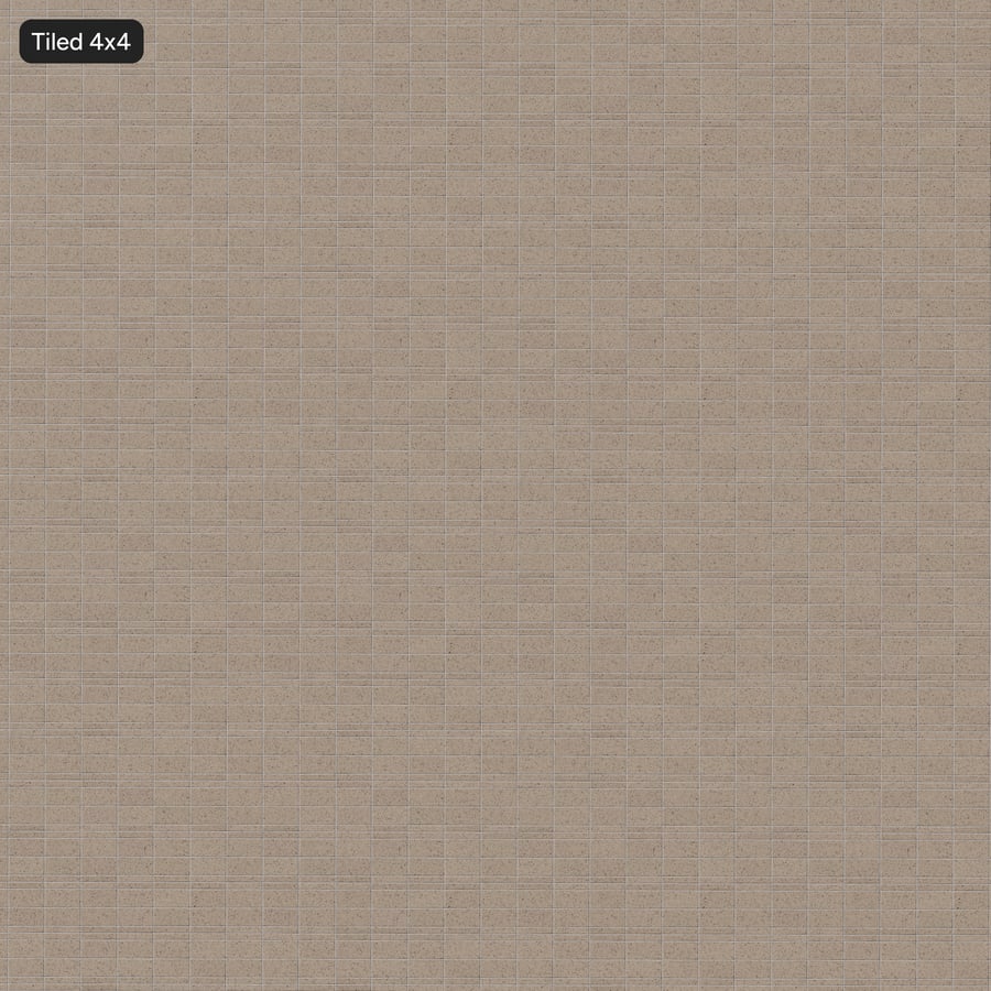 Polerad betongblocksväggstruktur, Beige