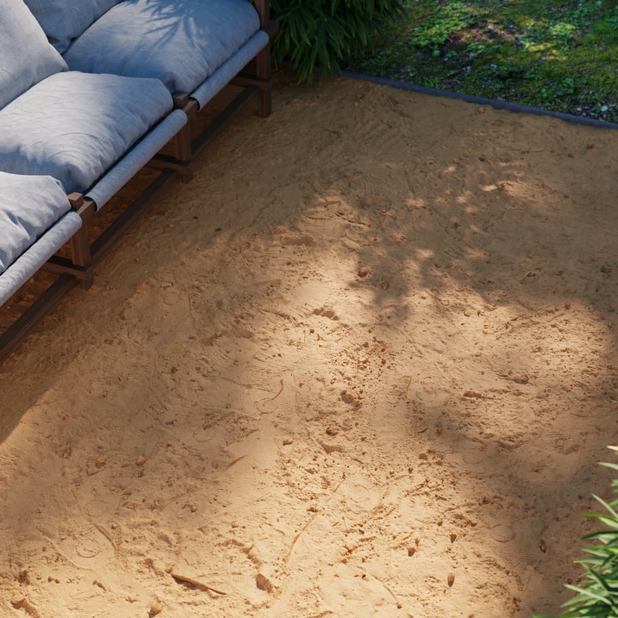 Silt Dirt Road Texture, Orange