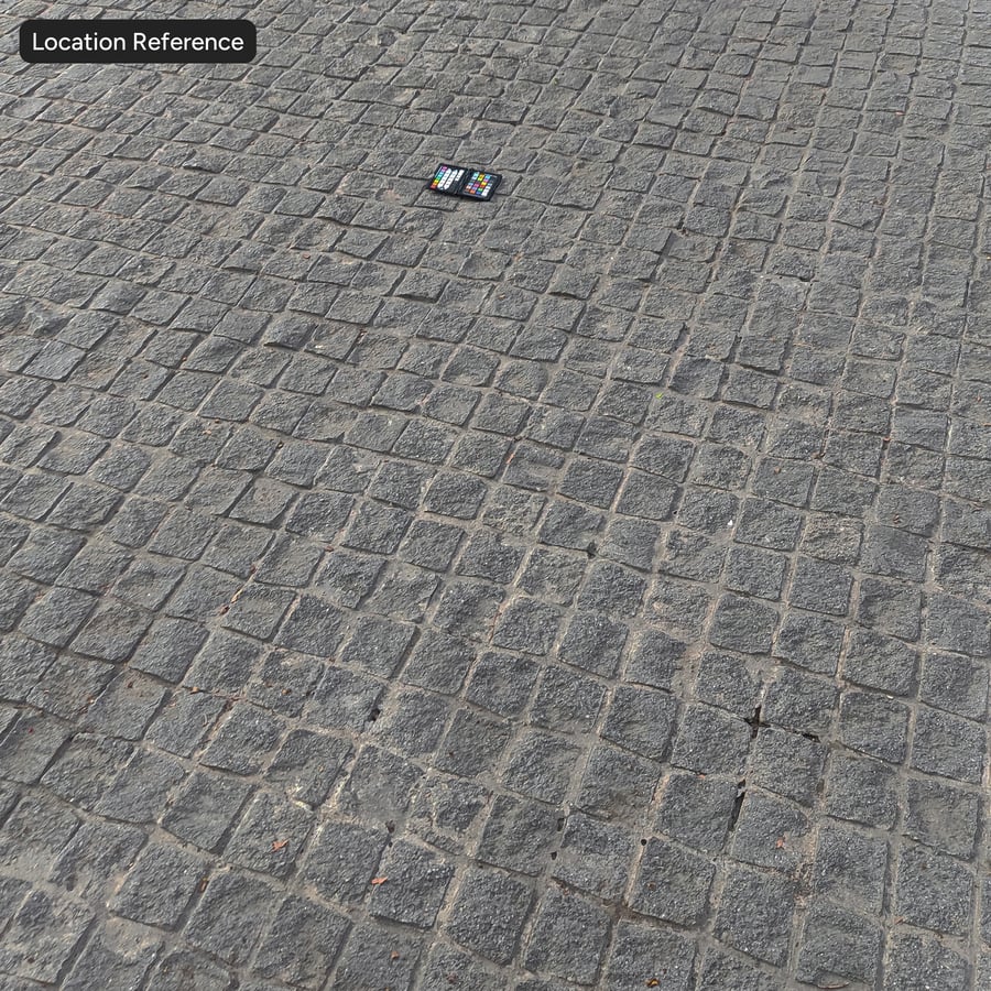 Worn Cobblestone Paver Texture