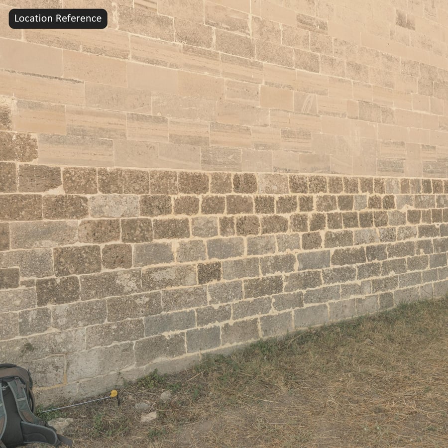 Texture d'un vieux mur en blocs de pierre