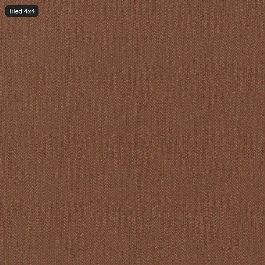 Tekstur Logam Rusty Diamond Tread