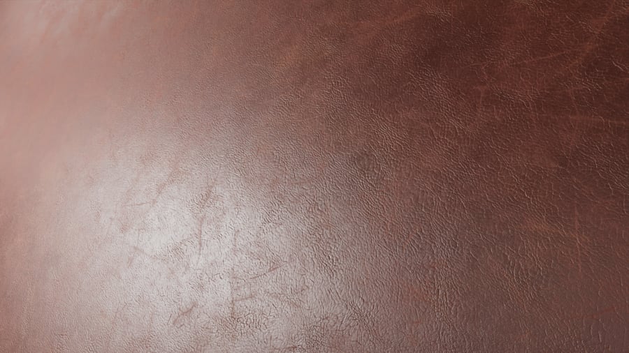 Waxy Full-Aniline Horsehide Leather Texture, Chocolate Brown