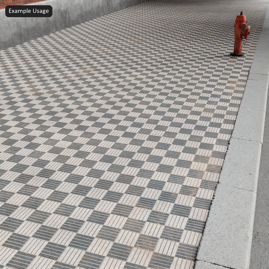 Textura modular quadrada empilhada para pavimento, tabuleiro de xadrez
