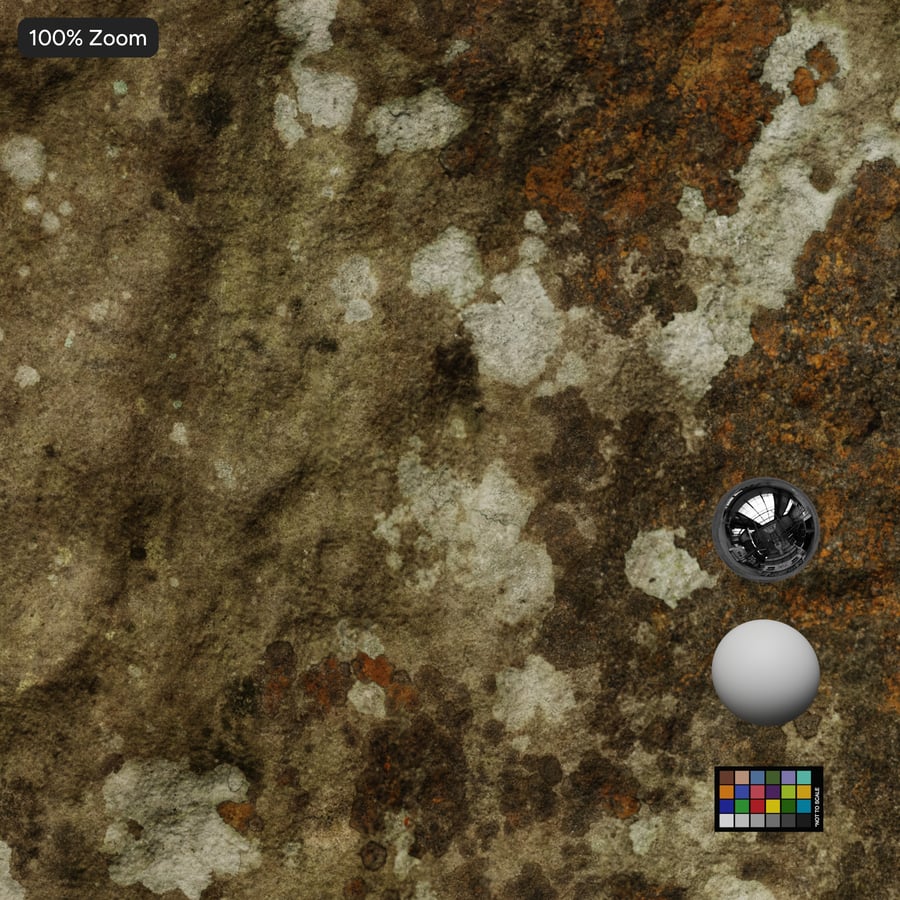 Lichen Cliff Rock Texture