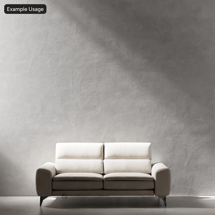 Worn Painted Troweled Plaster Wall Texture, Cool Grey