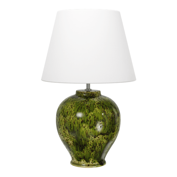 Eno Ceramic Kelantis Modelo Lámpara Pantalla Jungla, Verde