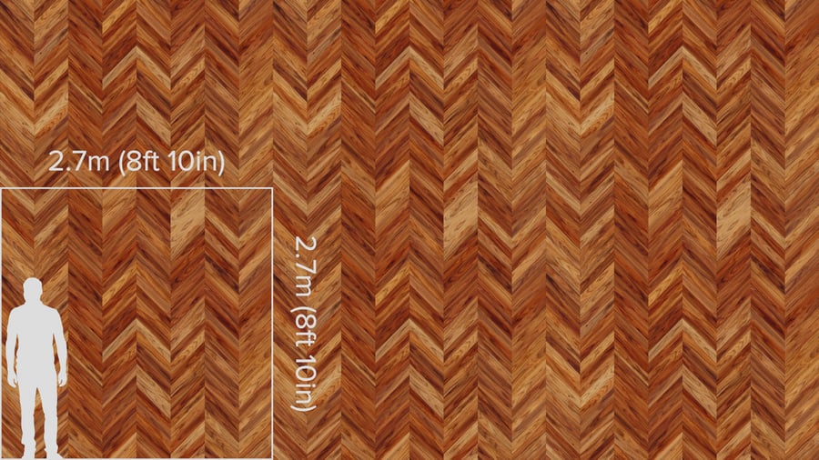 Chevron Walnut Wood Board Texture, Tan