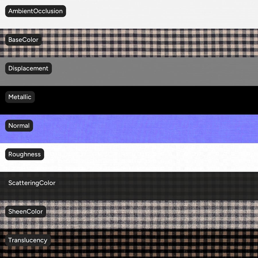 Geruite Katoenen Ruit Stof Textuur, Beige