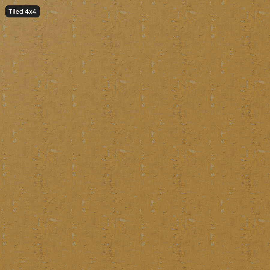 Texture per pareti in gesso dipinto scrostato, giallo