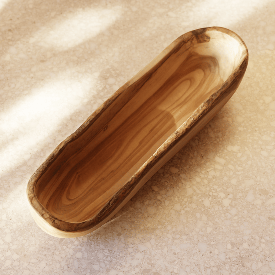 Tigela de madeira Long Live Edge Modelo