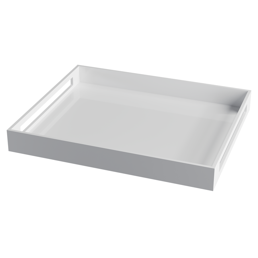 Modern Tray Model, White