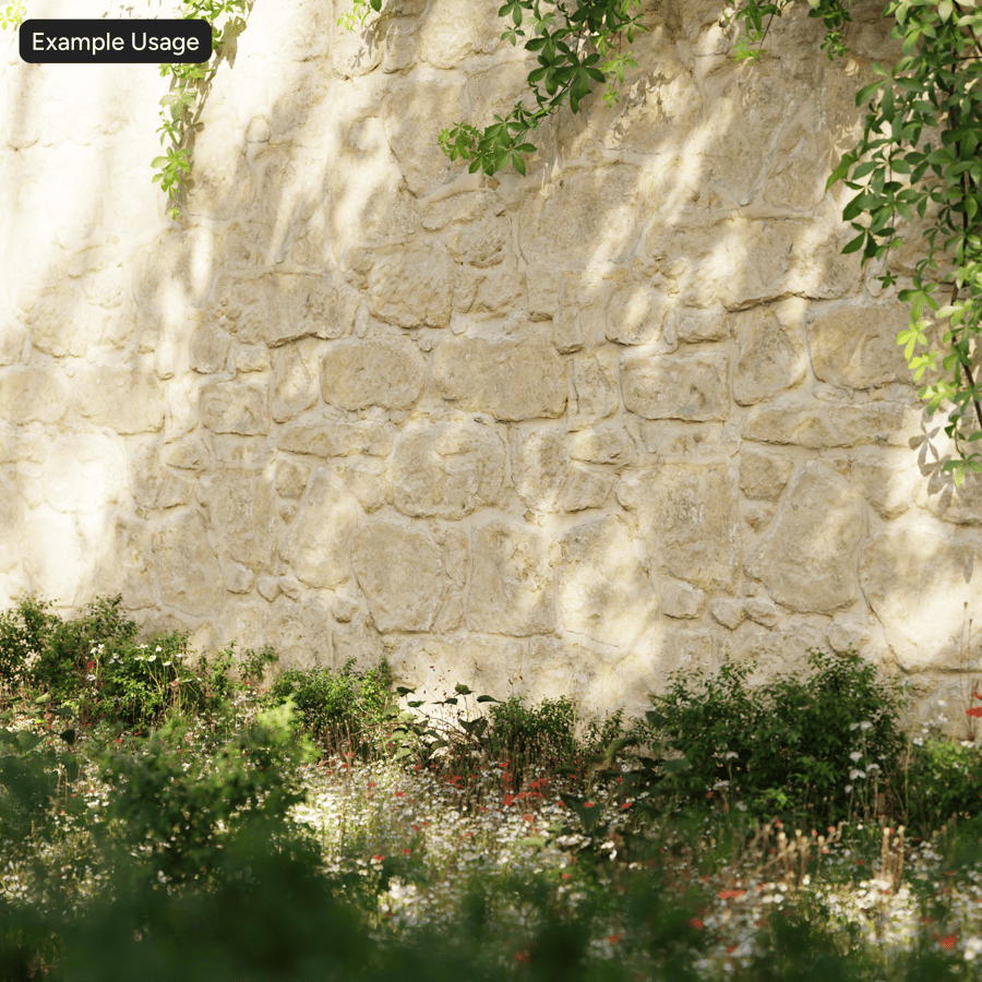 Textura stěny ze starých kamenů, žlutá