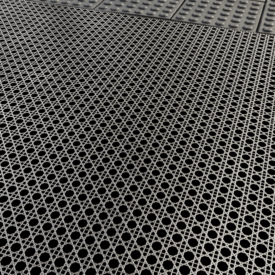 Perforated Webbing Metal Texture