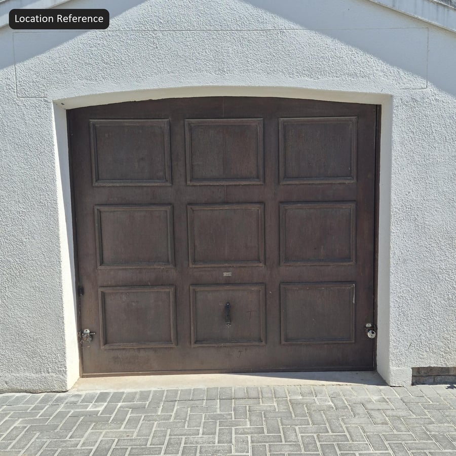 Stained Timber Panelled Door Texture, Chocolate Brown
