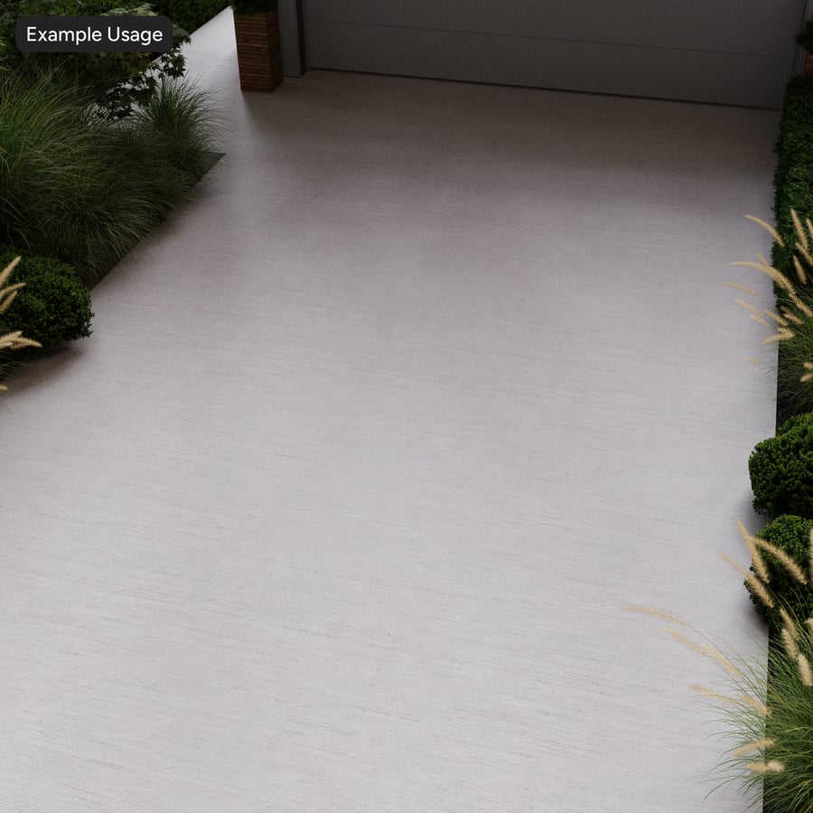 Süpürge perdahlı beton kaplama dokusu