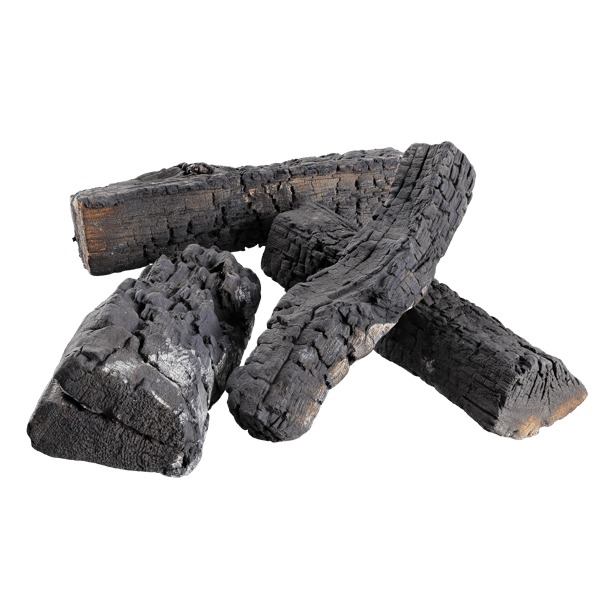 Fully Burned Bulky Split Firewood Models Collection