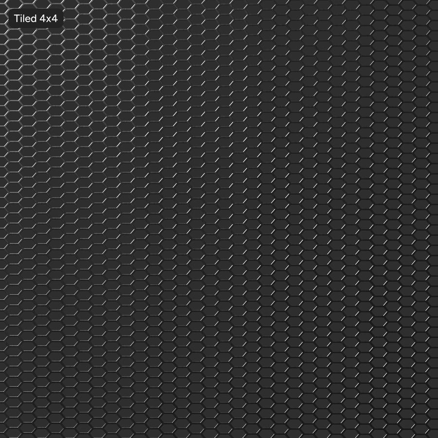 Textura de metal perfurado em forma de favo de mel