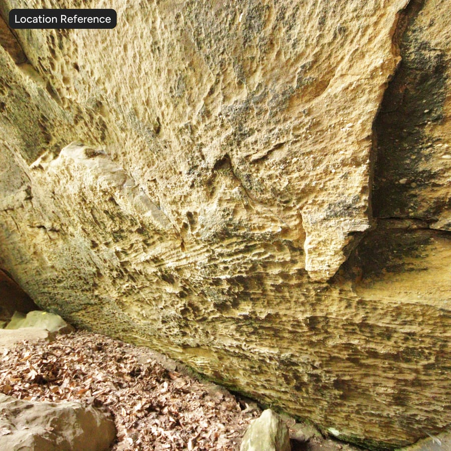 Eroded Sandstone Cliff Texture