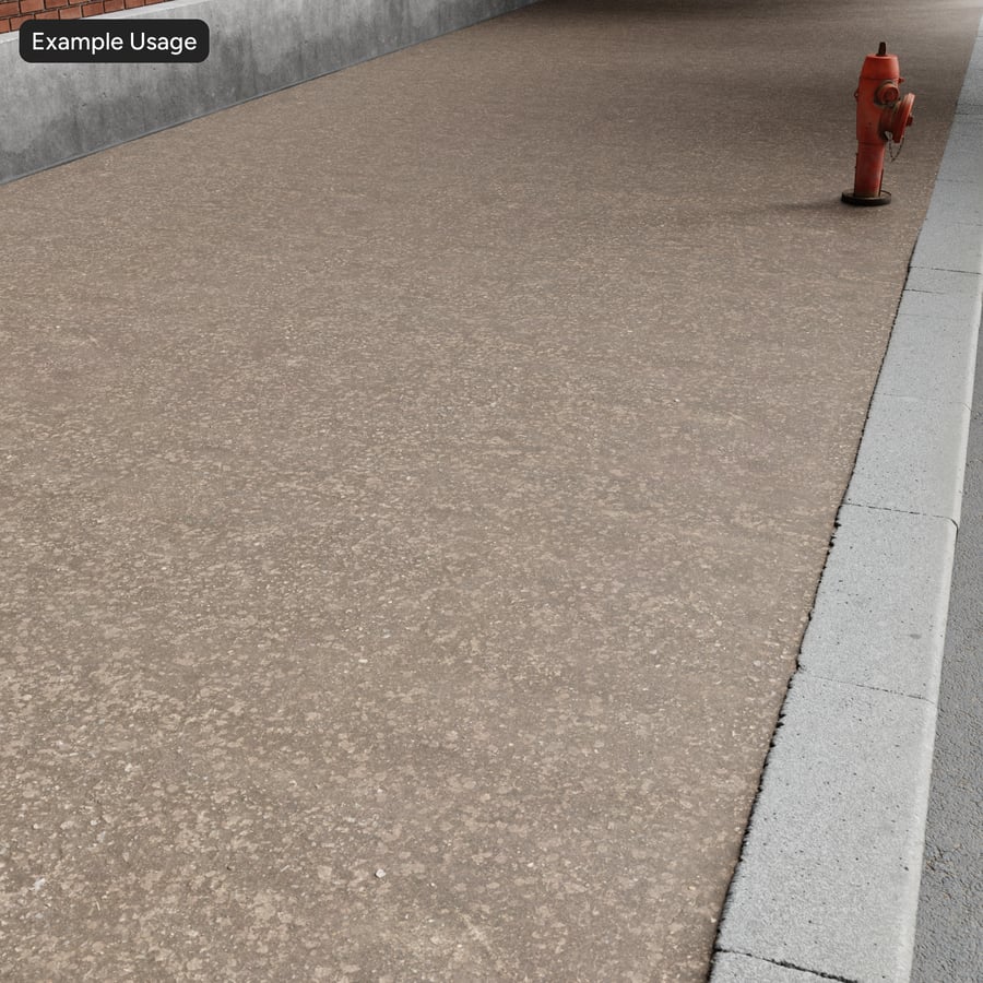 Textura de concreto agregado erodido, castanho