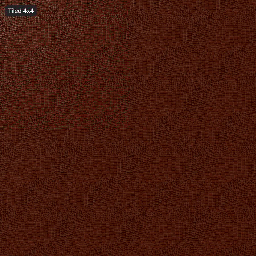 Crocodile Leather Fabric Texture, Brown
