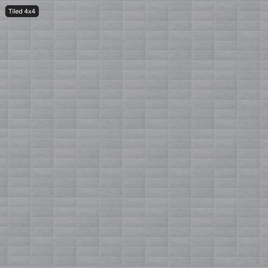 Rectangular Ceramic Matte Tile Texture, Dusty Gray