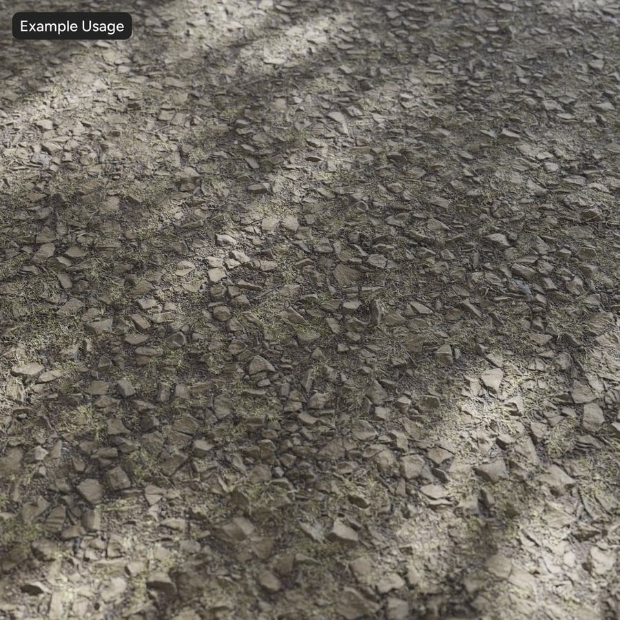 Rock Chunks and Grass Texture, Yellow