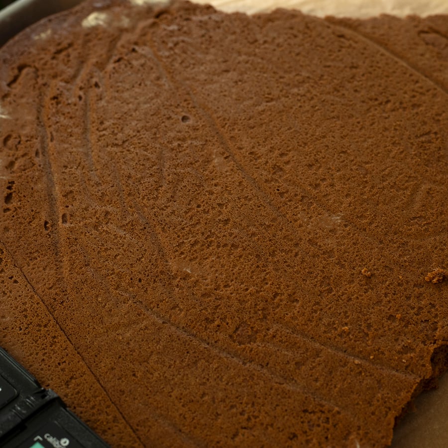Textura traseira de biscoito de gengibre torrado