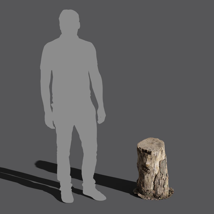 Modelo de toco semi-nu com corte médio