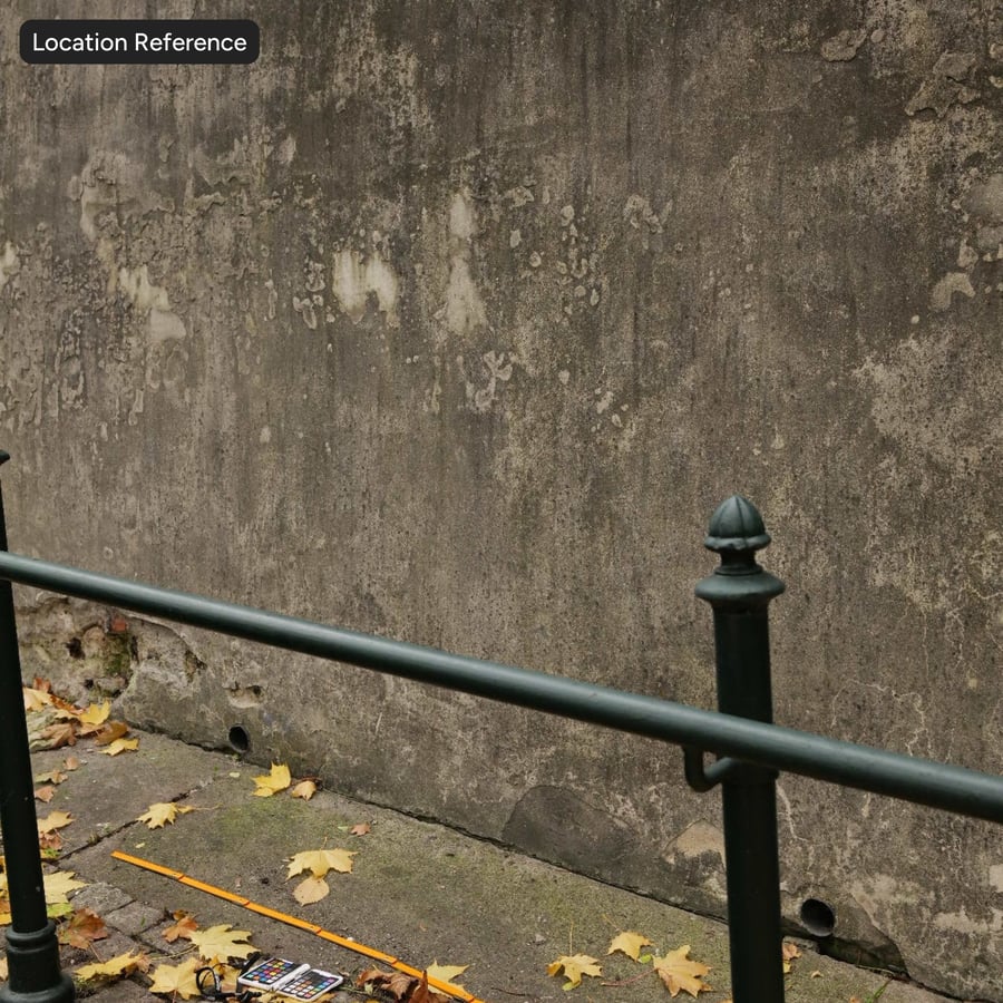 Textura de parede de gesso velho e mofado