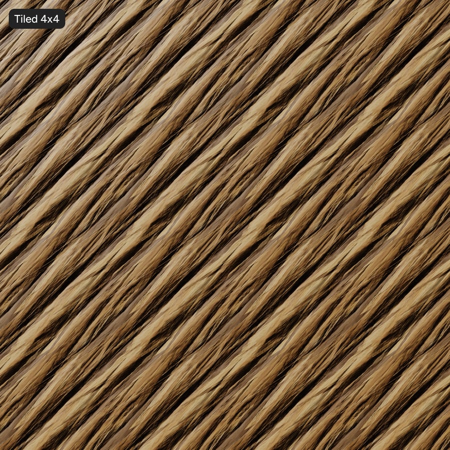 Textura de vime de folha de bananeira descascada