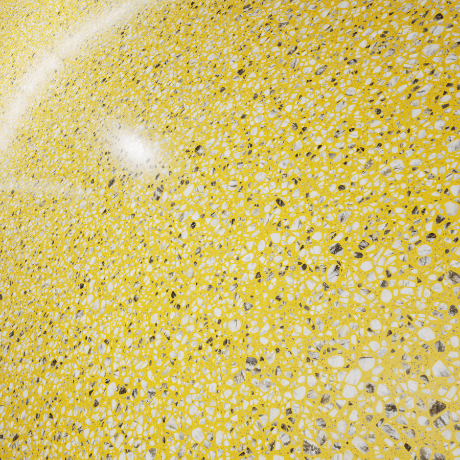 Textura Speckled Omelette Terrazzo, amarelo